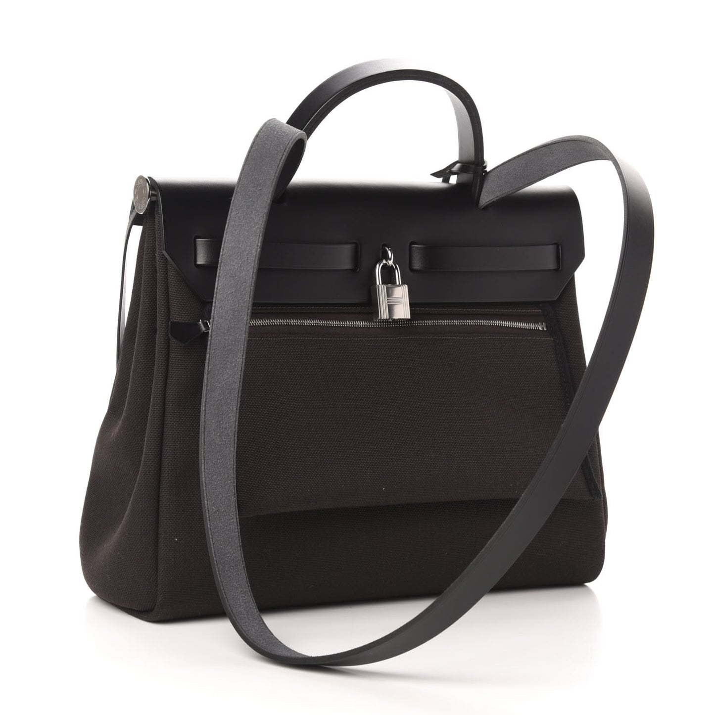 Military Toile Vache Hunter Herbag Zip Retourne 31 PM Black Ebene