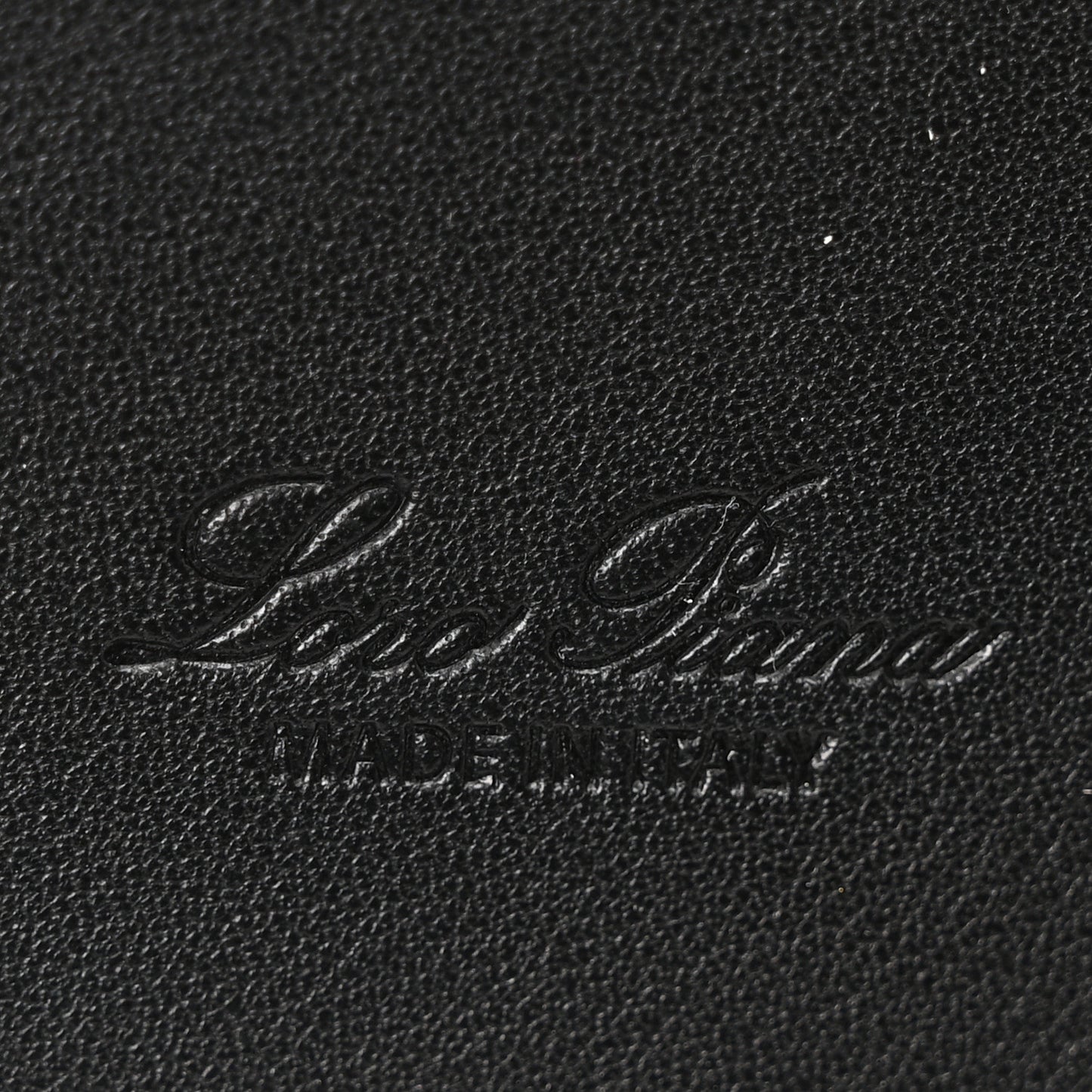 Smooth Calfskin Large Bale Bag Black