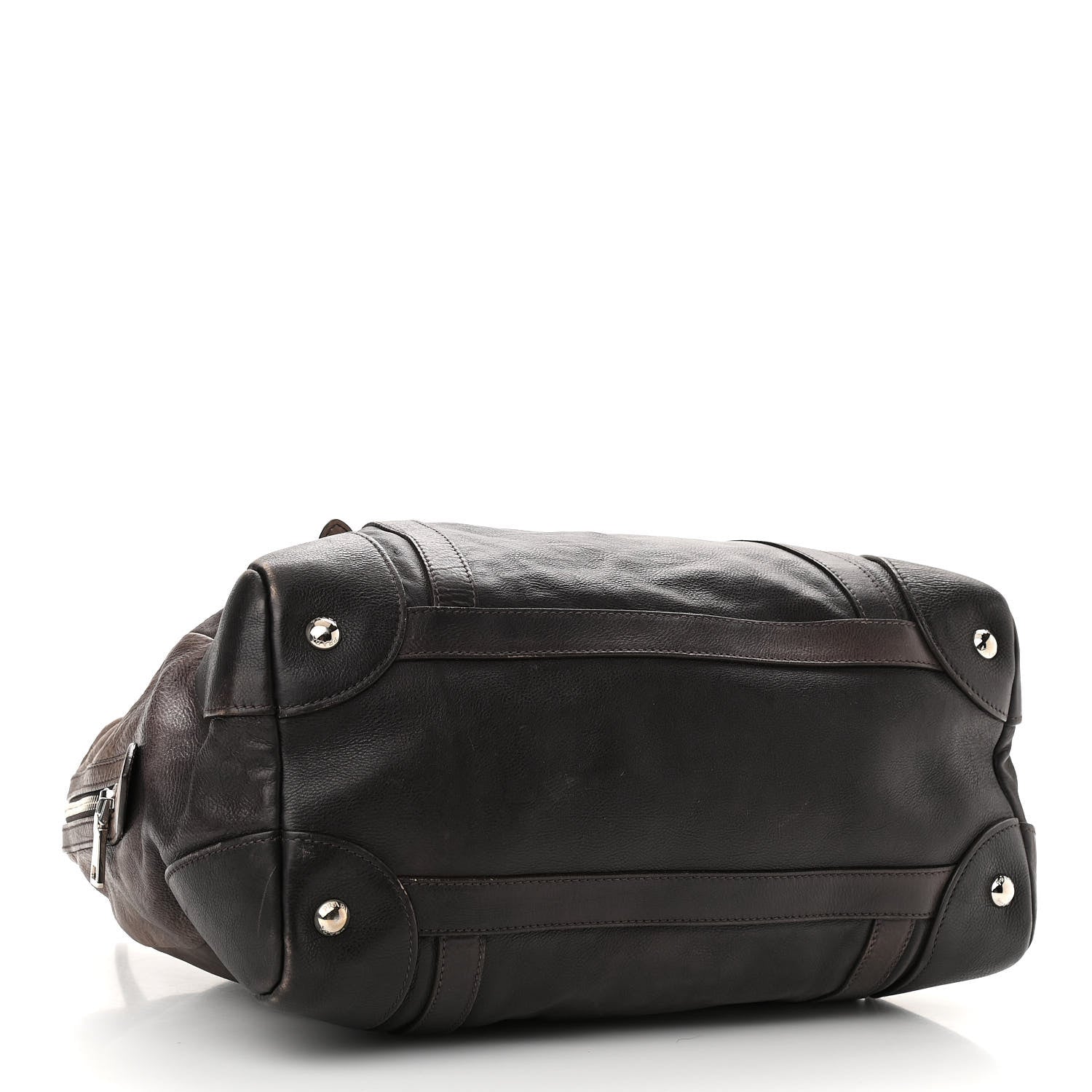 Prada Glace Calf Shoulder Bag Ardesia Fumo 3 of 15