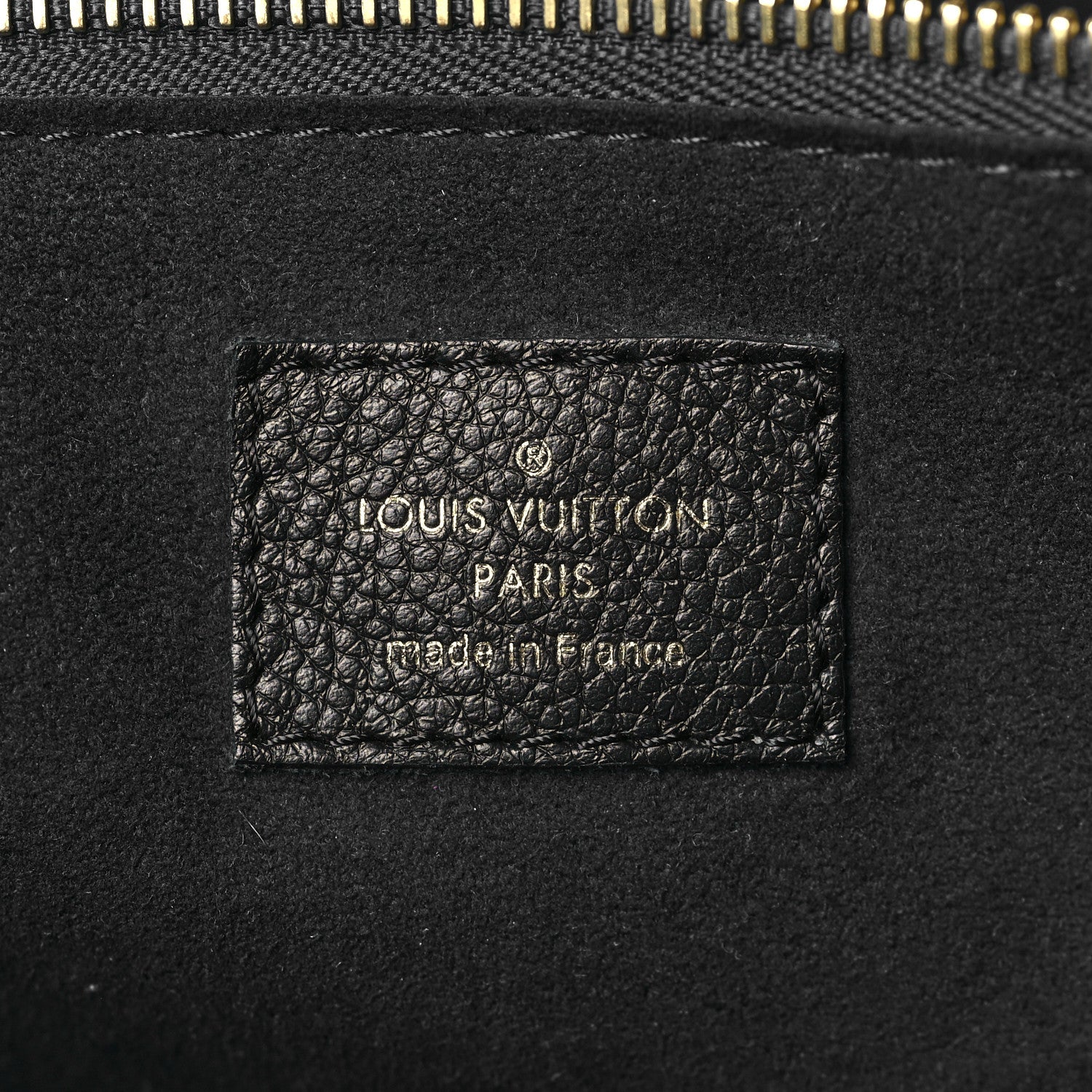 Louis Vuitton Empreinte Monogram Giant Neverfull MM Black 7 of 9