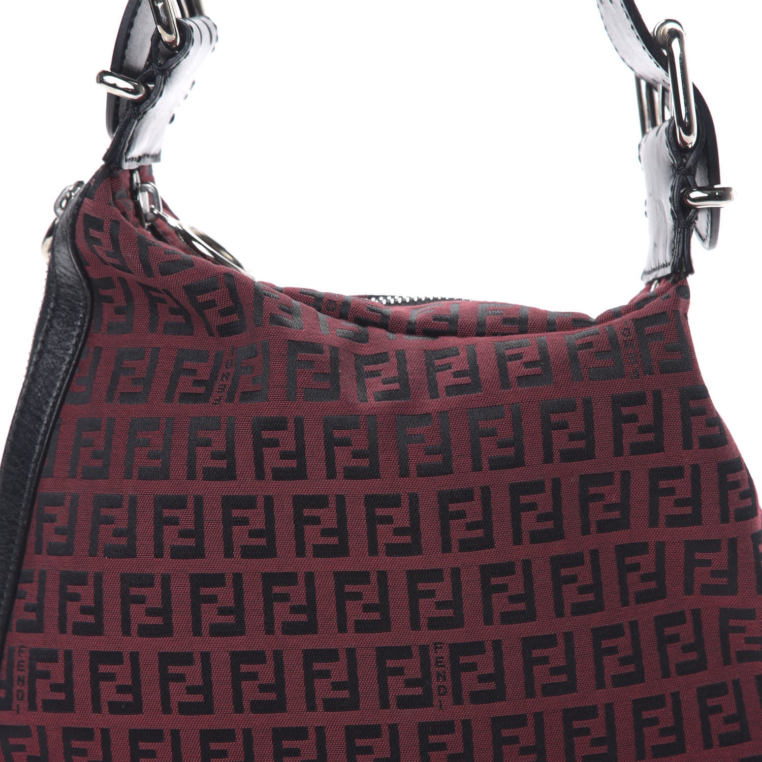 Fendi Zucchino Oyster Red Black 8 of 8