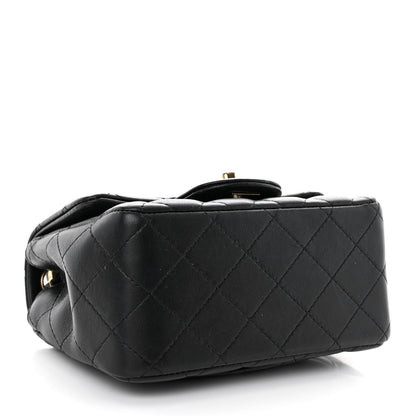 Chanel Lambskin Quilted Mini Square Flap Black 4 of 11