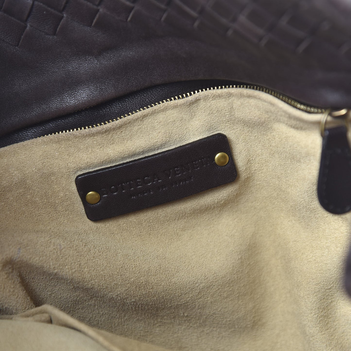 Nappa Intrecciato Medium Seamless Tote Ebano