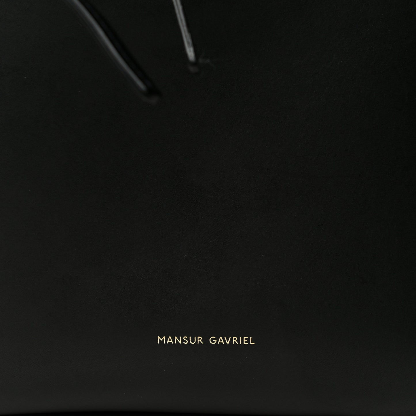 Vegetable Tanned Calfskin Bucket Bag Black Flamma