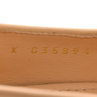 Chanel Lambskin Pearl CC Loafers 36 Beige 9 of 11