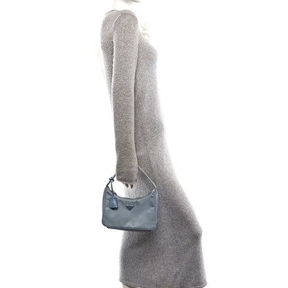 Prada Tessuto Nylon Mini Re-Edition 2000 Bag Astrale 2 of 13