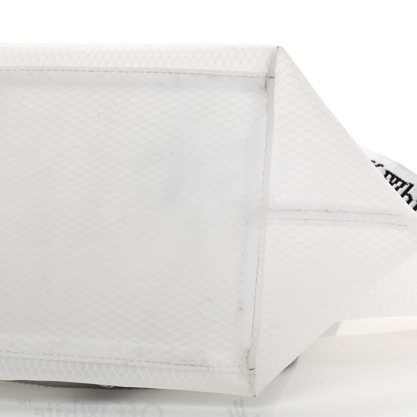 Nylon Sculpture Tote Bag White