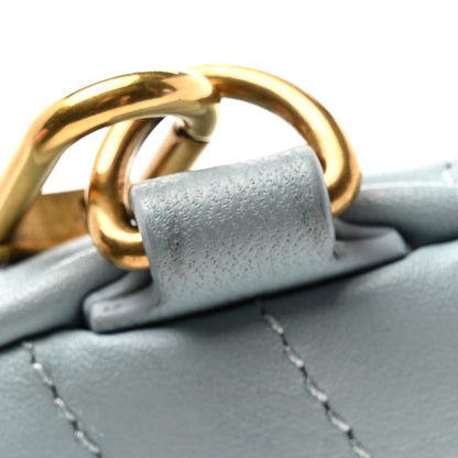 Louis Vuitton Calfskin New Wave Zipped Pochette Porcelain Blue 12 of 13