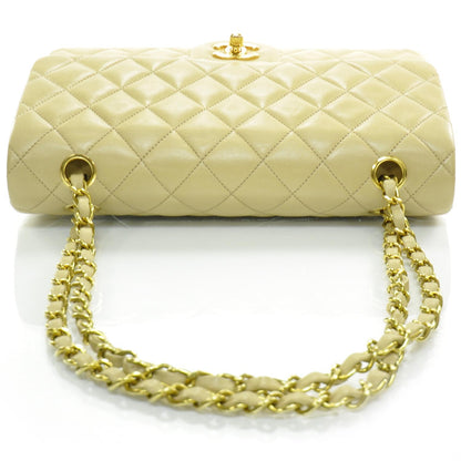 Chanel Lambskin Medium Double Flap Beige 5 of 12