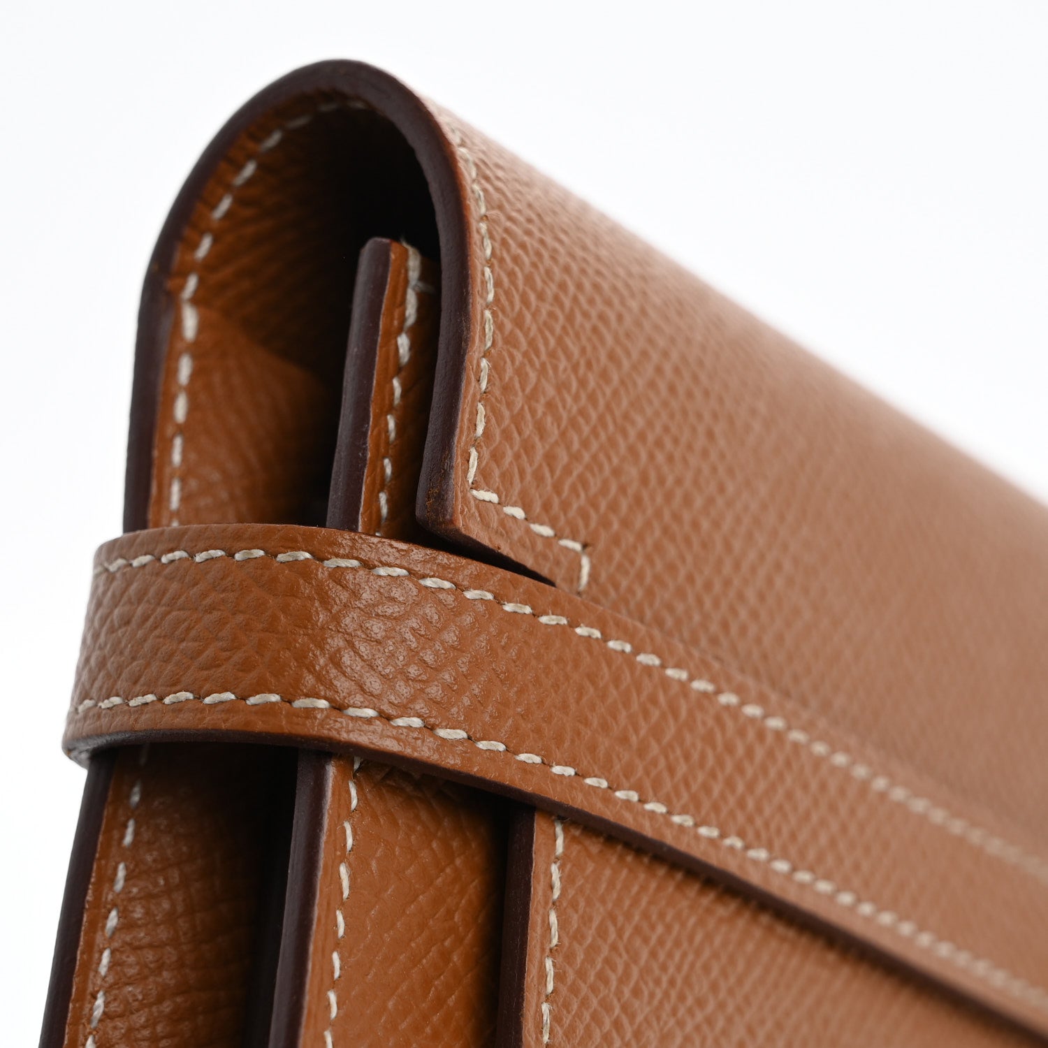 Hermes Epsom Kelly Longue Wallet Gold 9 of 10