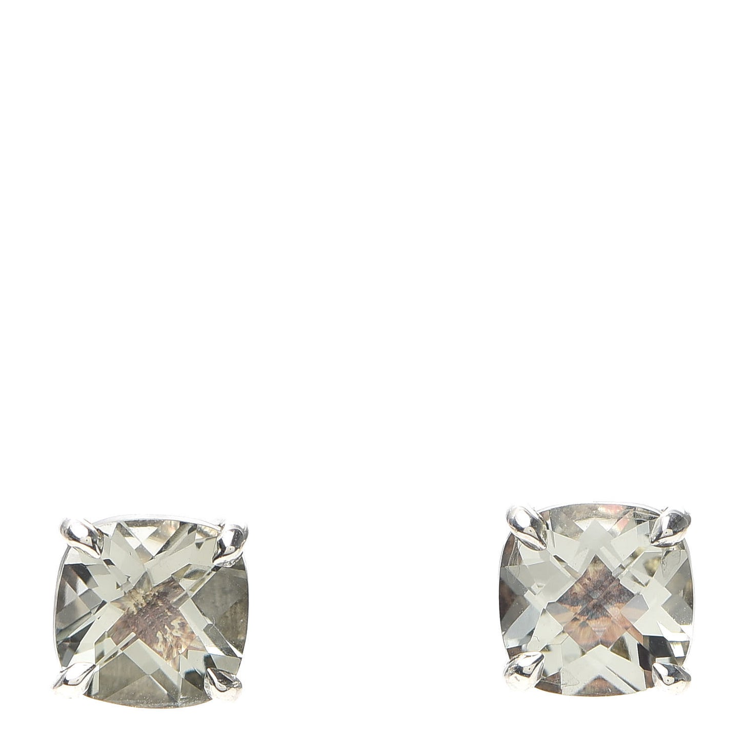 Sterling Silver Prasiolite Sparklers Earrings