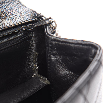 Chanel Caviar Quilted Jumbo Kelly Flap Black 12 of 12