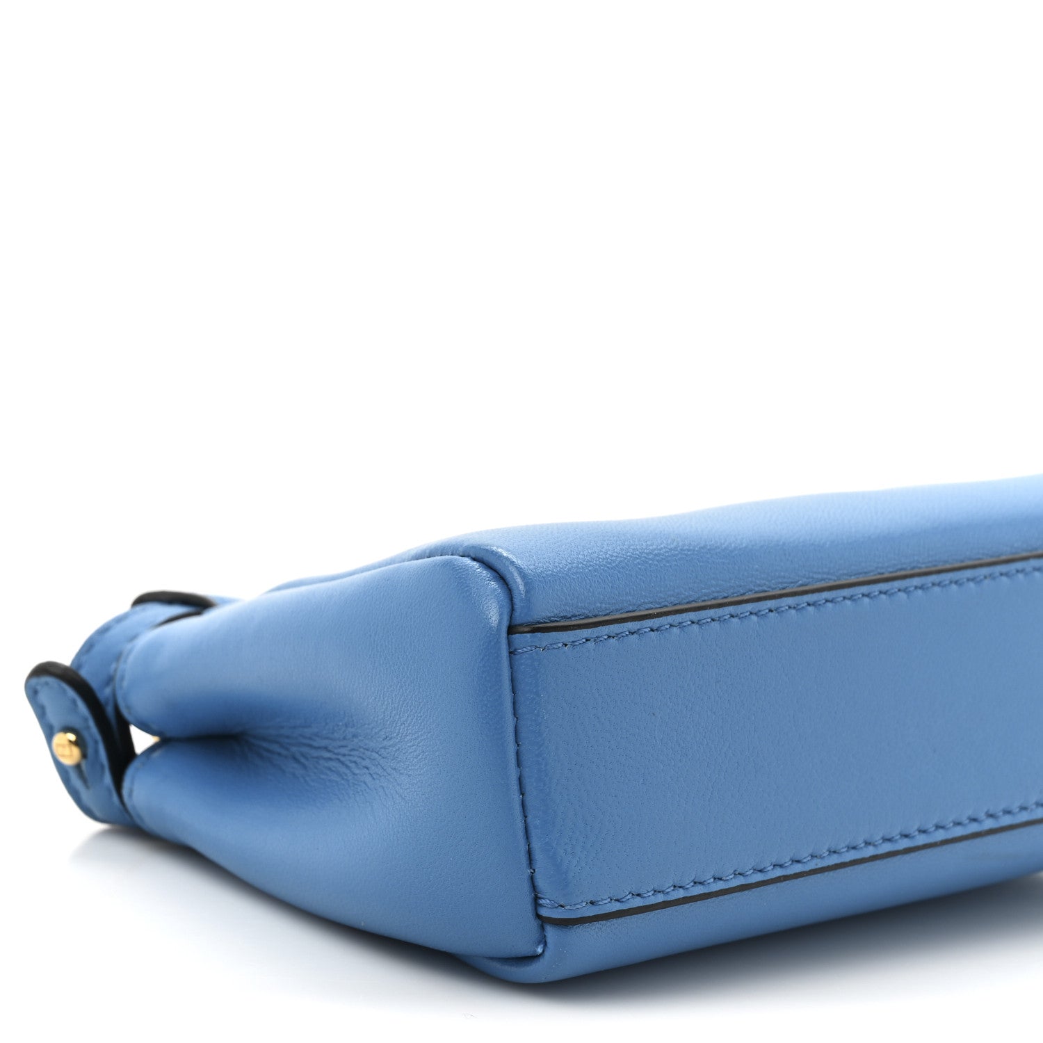 Fendi Shiny Nappa Micro Peekaboo Iconic Satchel Blue Royal 11 of 12