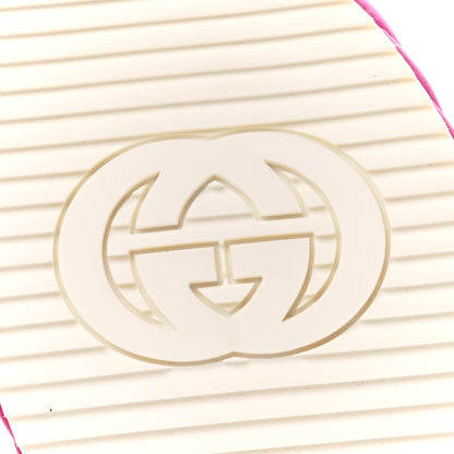 Gucci Nylon Cora Matelasse Angelina Platform 55mm Slide Sandals 39.5 Lovely 7 of 9