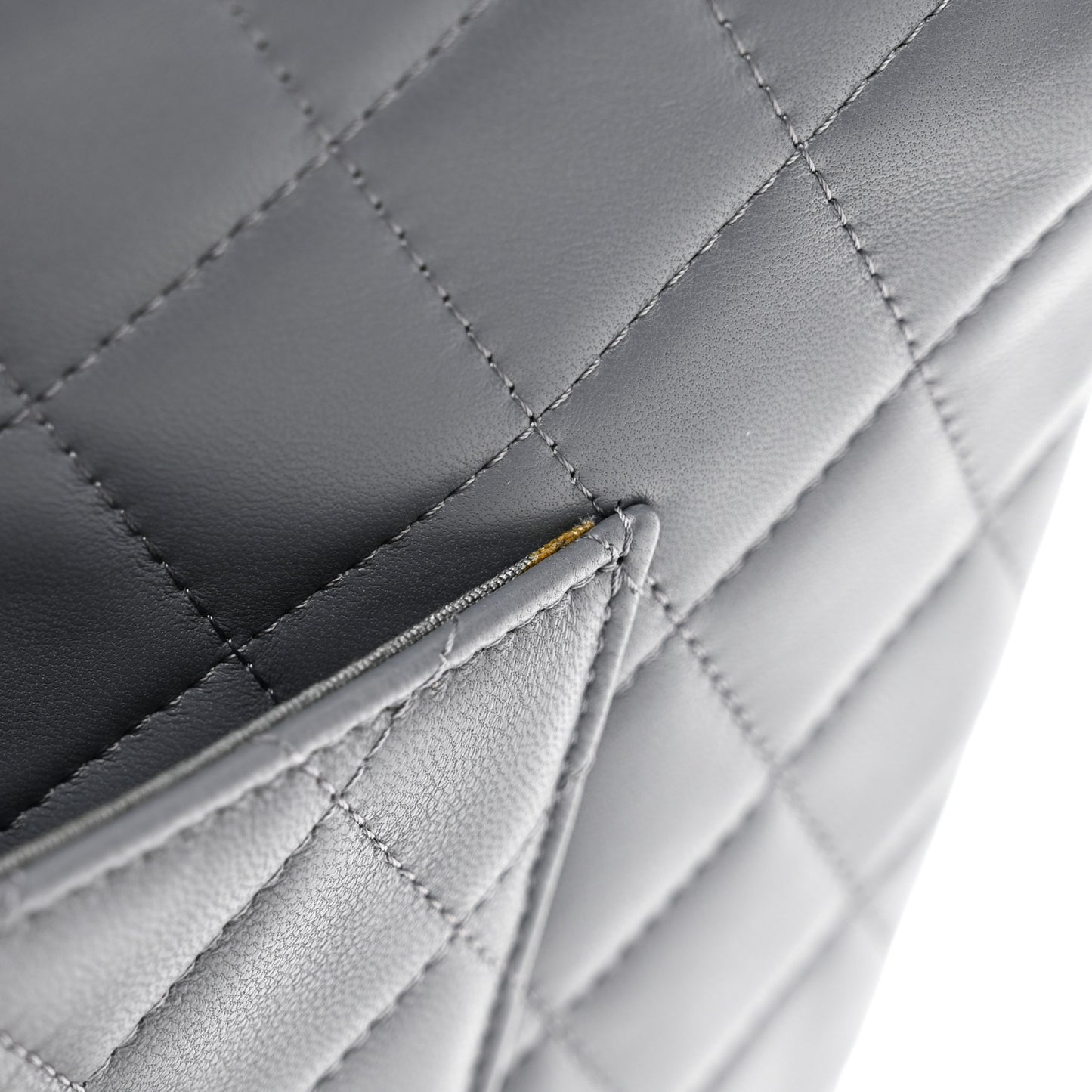 Lambskin Quilted Zipped Multi Pouch