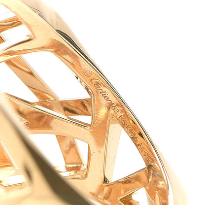 Cartier 18K Yellow Gold Tsavorite Onyx Panthère De Ring 63 10.25 3 of 5