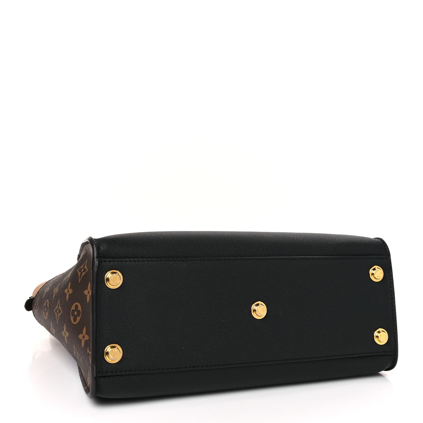 Calfskin Monogram On My Side Black