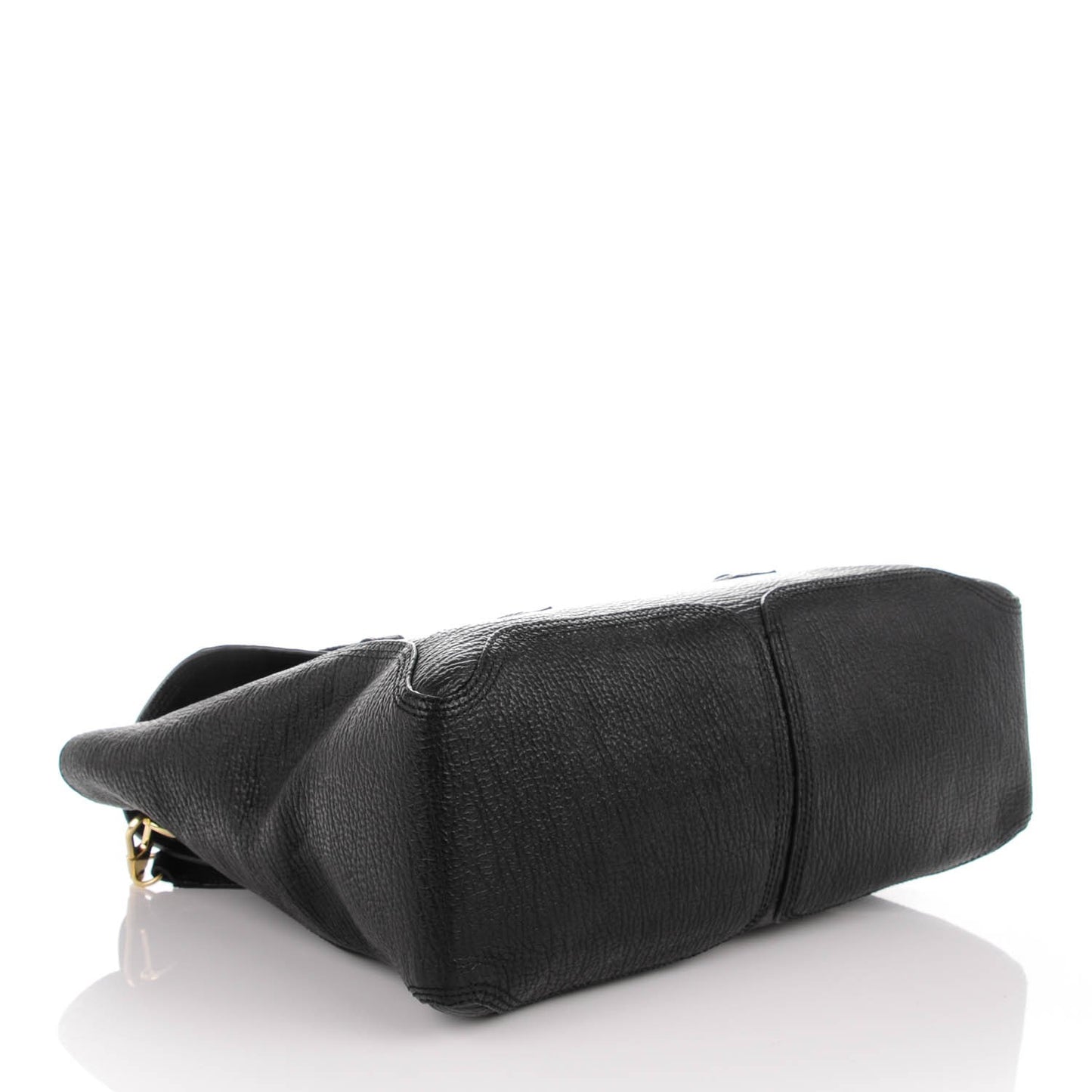 3.1 Textured Calfskin Large Pashli Satchel Black