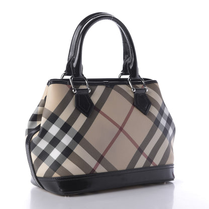 Burberry Nova Check Medium Tote Black 3 of 9