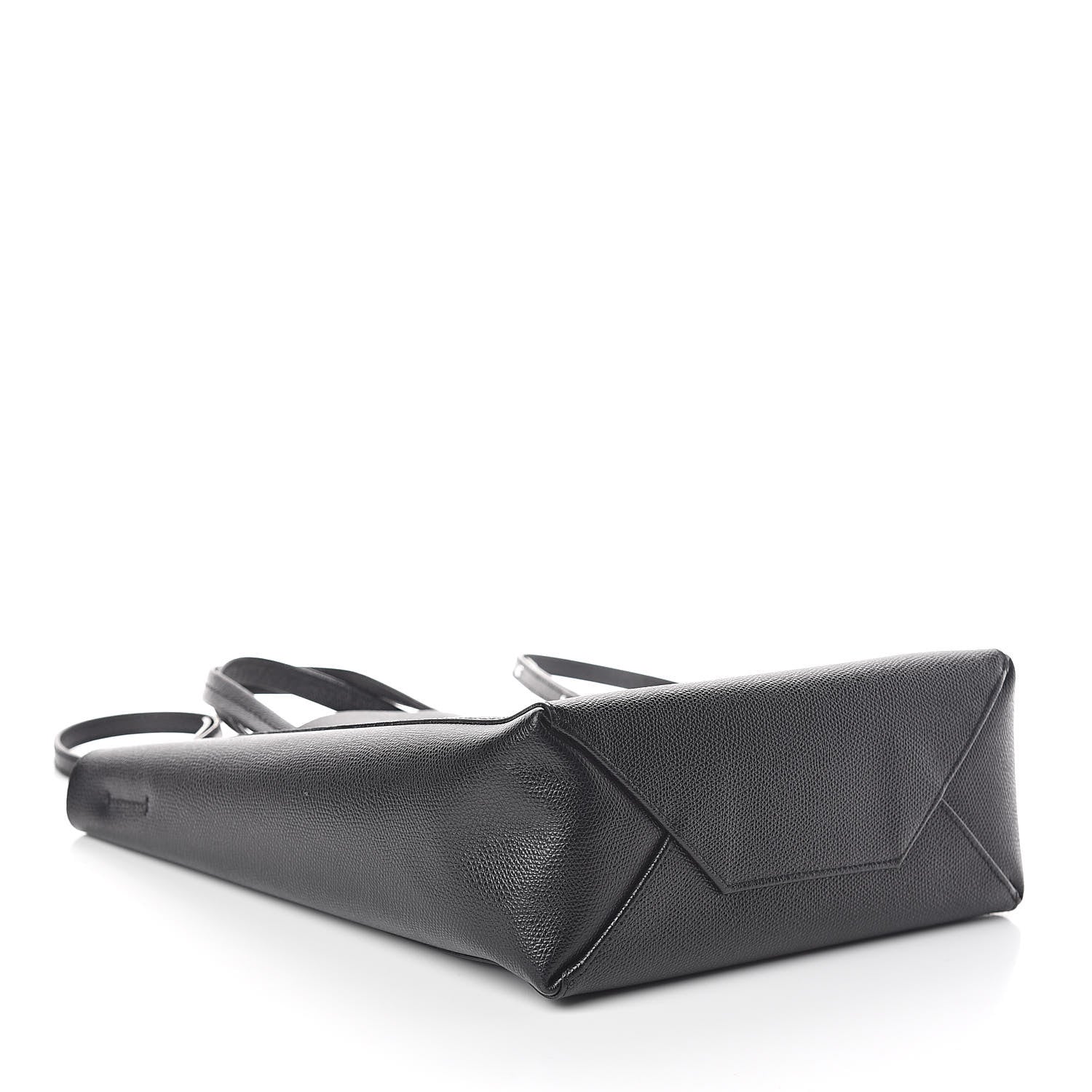 Celine Grained Calfskin Small Vertical Cabas Black 4 of 9