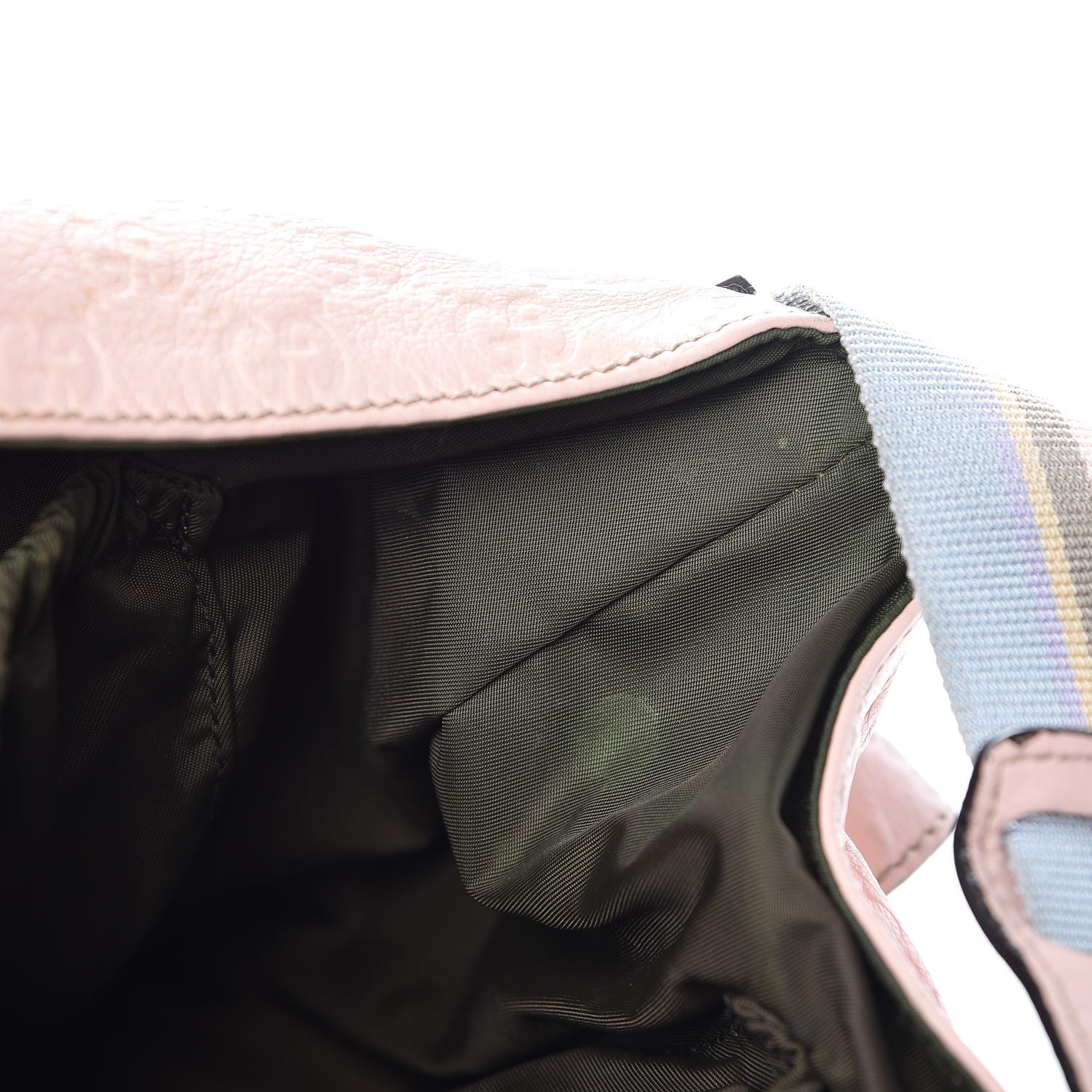 Gucci Guccissima Messenger Diaper Bag Pink 12 of 20