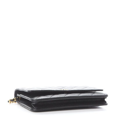 Chanel Caviar Quilted Wallet On Chain WOC Black 4 of 10
