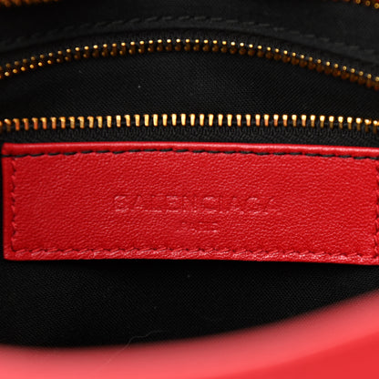 Balenciaga Chevre Gold Metallic Edge Hardware City Rouge Grenade 6 of 10