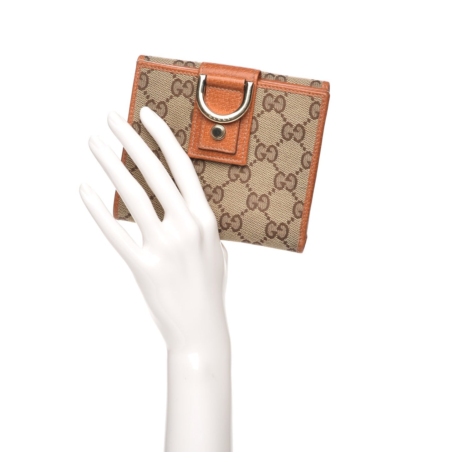 Monogram Abbey Compact Wallet Tan