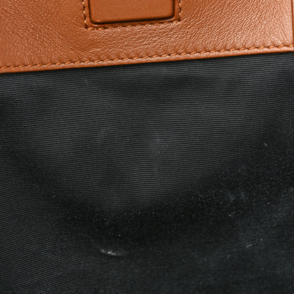 Saint Laurent Calfskin Linen Two Tone Cabas Tote Beige 21 of 21