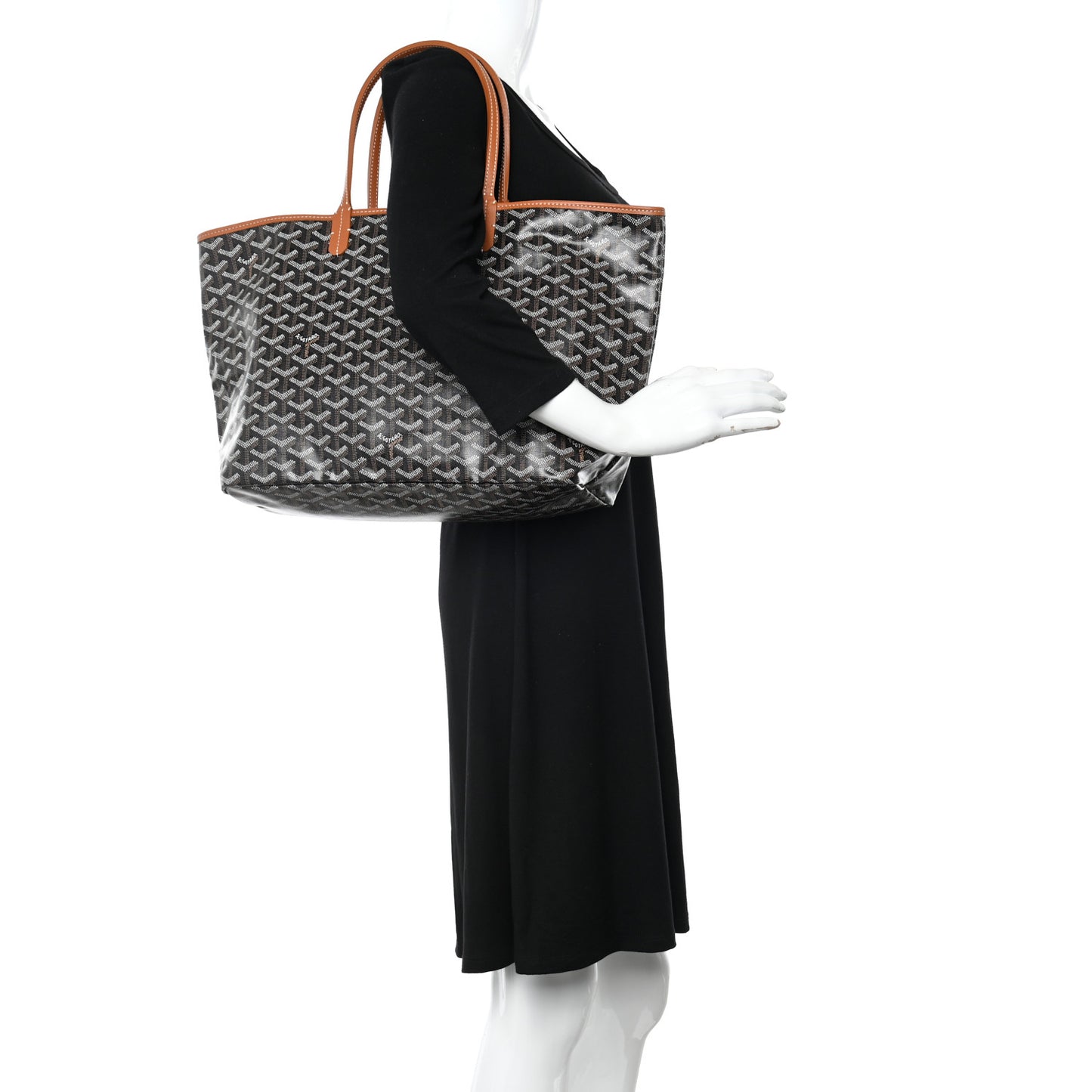 Goyardine Saint Louis PM Black Gold
