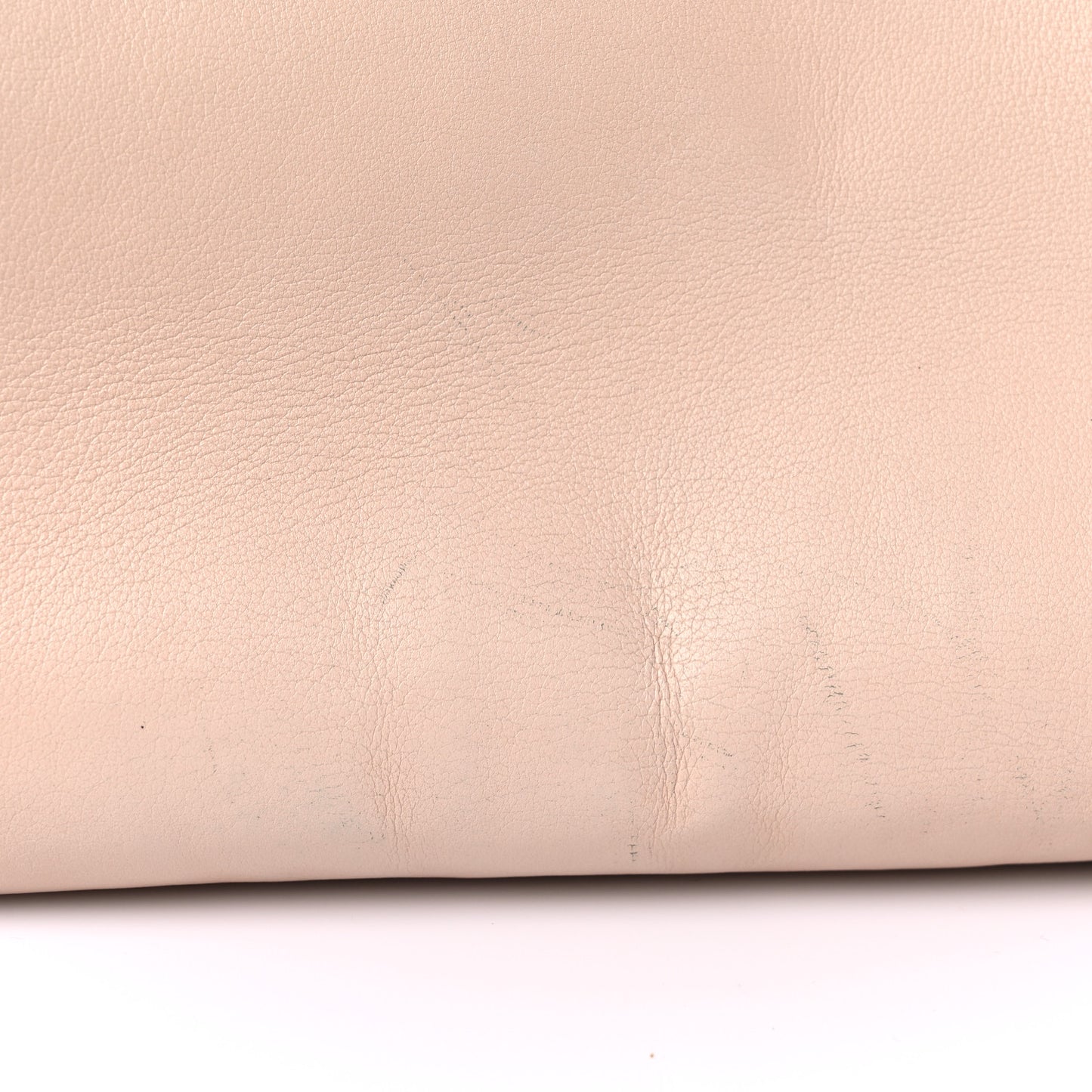 Vitello Dolce Shiny Nappa Petite 3Jours Tote Beige Chantilly