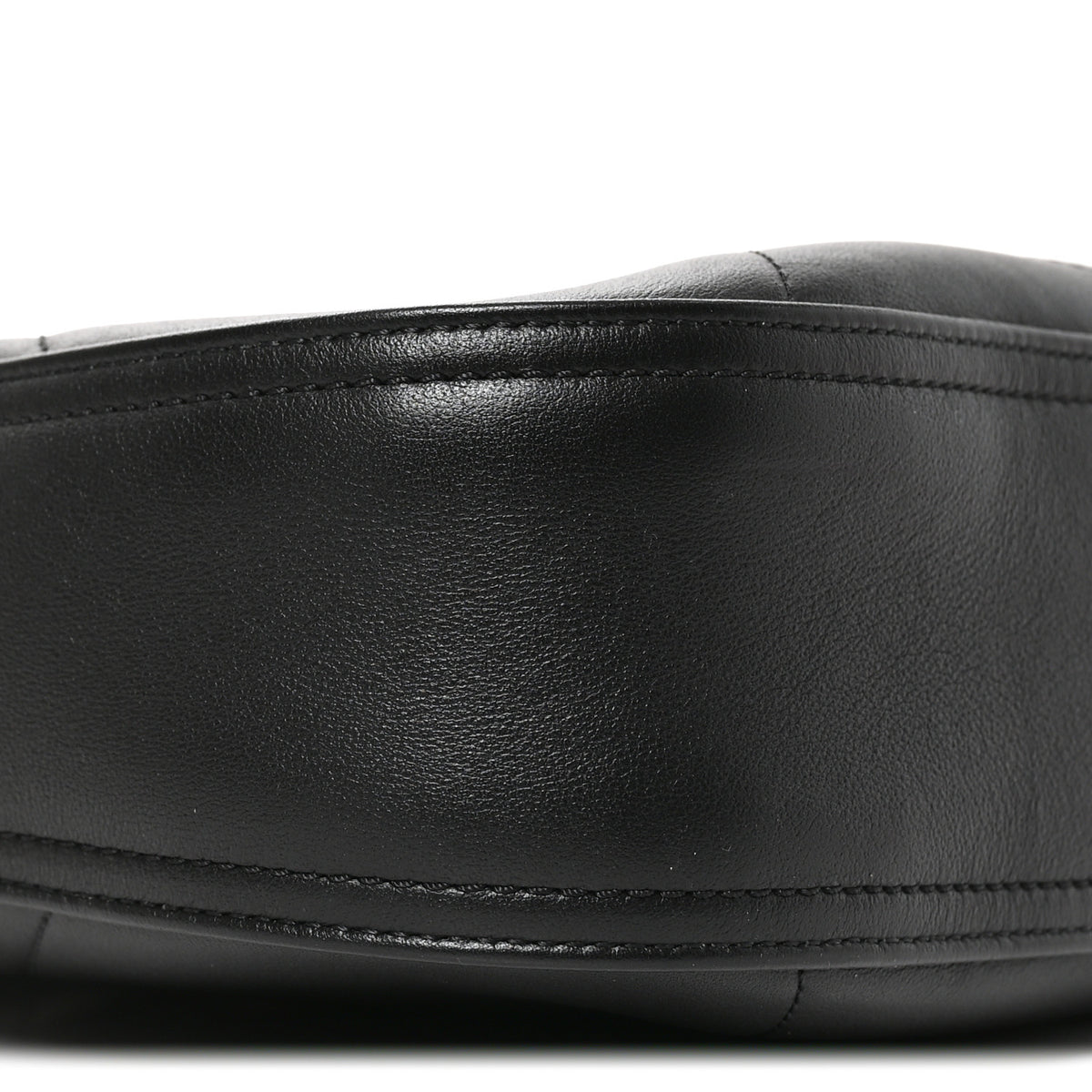 Calfskin Stitched Easy Mood Hobo Black