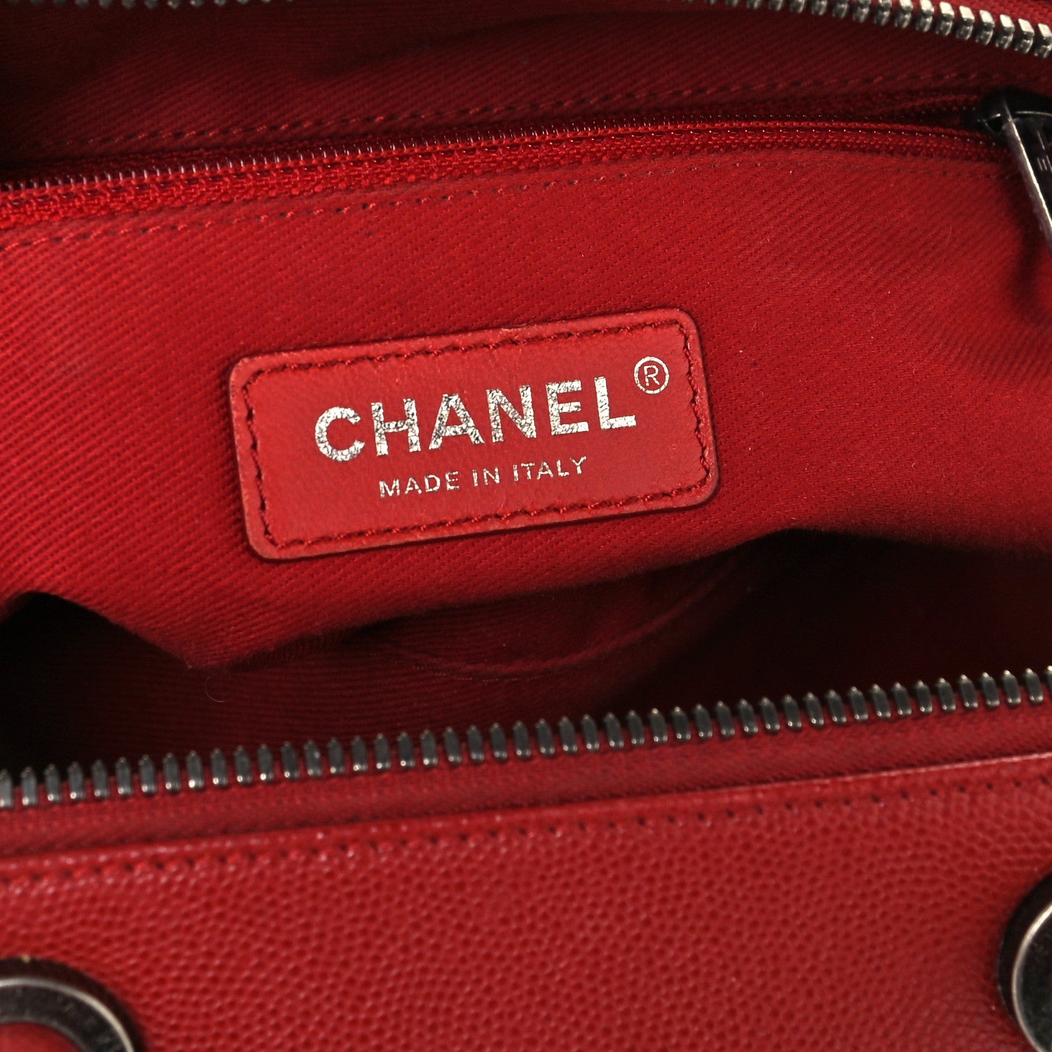Chanel Caviar Quilted Small Coco Handle Bowling Bag Red 6 of 10