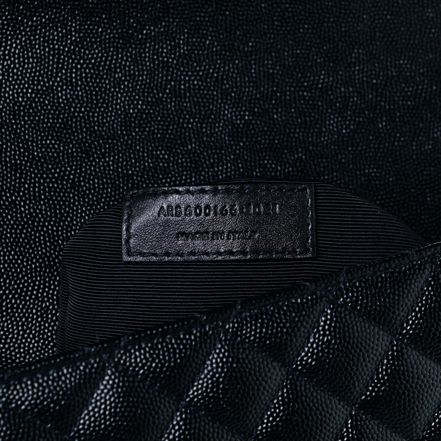 Saint Laurent Grain De Poudre Textured Mixed Matelasse Large Triquilt Monogram Satchel Black 8 of 11