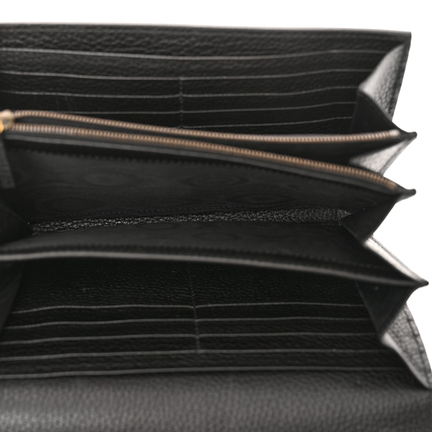 Gucci Calfskin GG Marmont Chain Wallet Black 5 of 13
