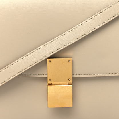 Celine Box Calfskin Medium Classic Box Flap Bag Powder 9 of 13