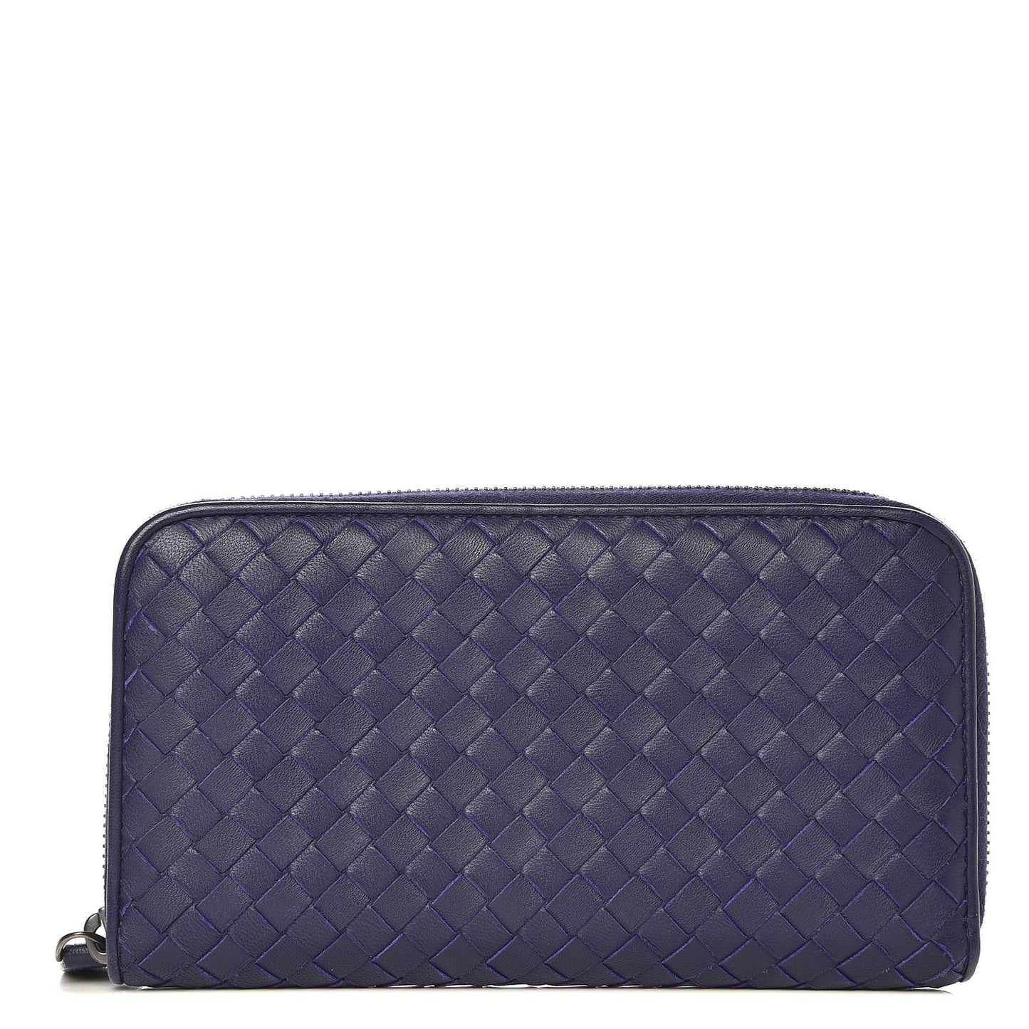 Nappa Intrecciato Zip Around Wallet Pacific