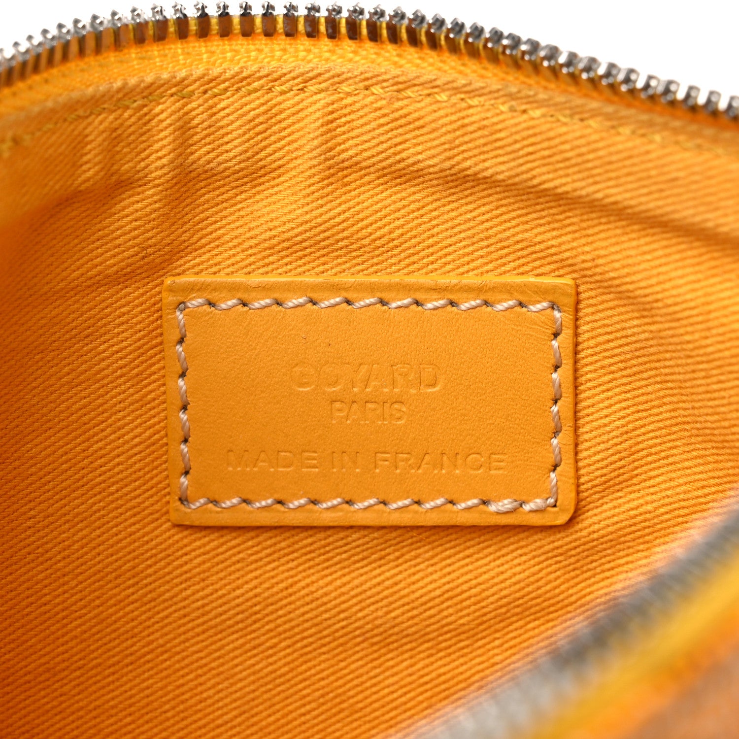 Goyard Goyardine Senat Pochette PM Yellow 6 of 11