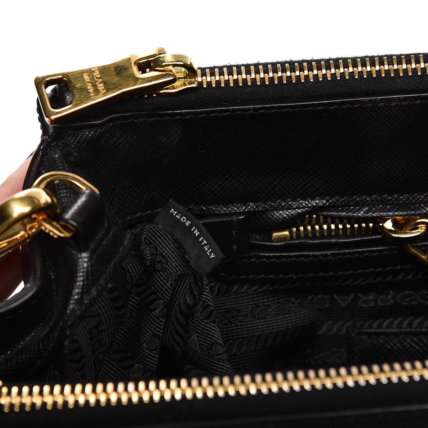 Prada Saffiano Medium Galleria Double Zip Tote Black 5 of 7