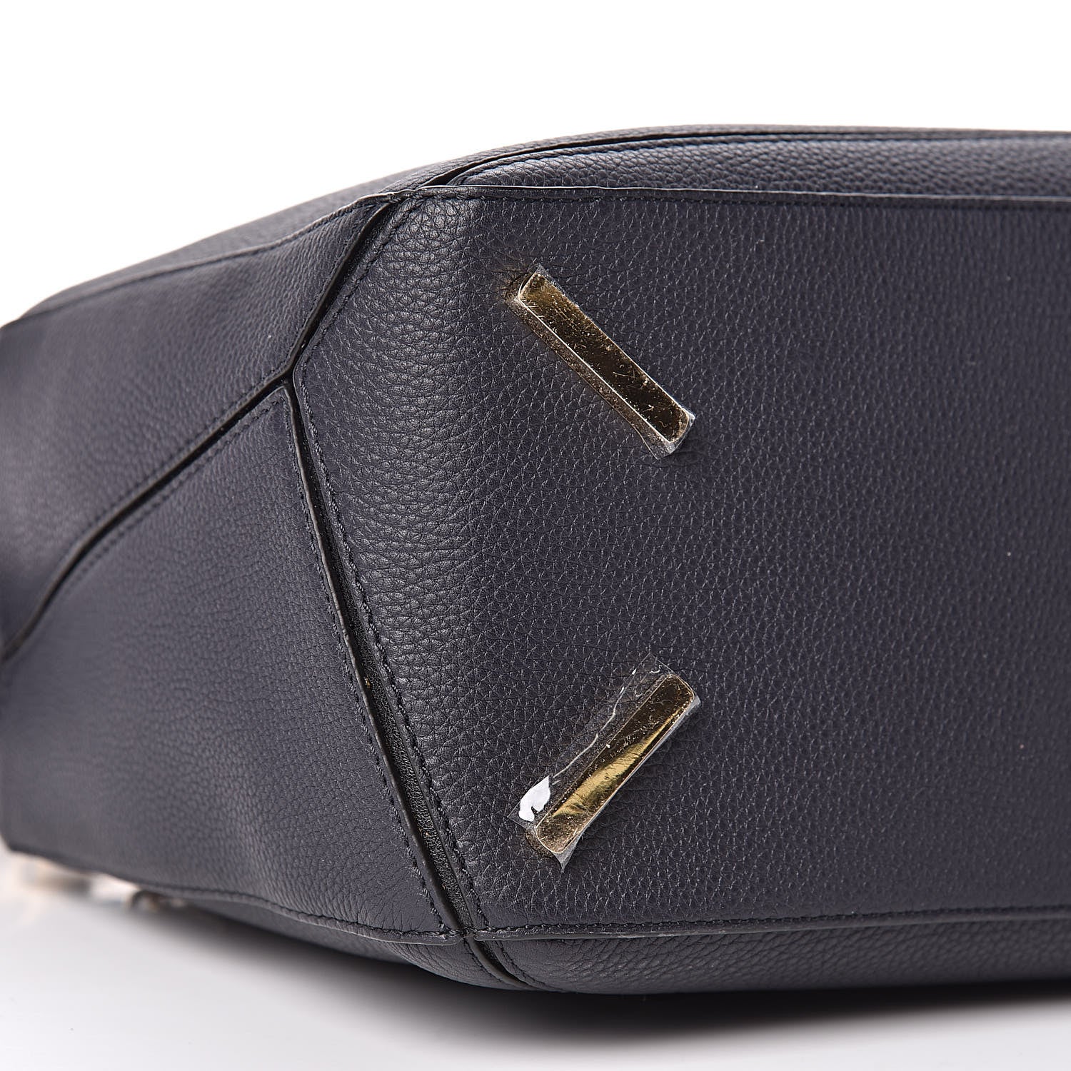 Loewe Calfskin Medium Puzzle Bag Midnight Blue Black 9 of 10