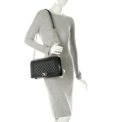 Chanel Caviar Quilted New Medium Boy Flap Black 2 of 7