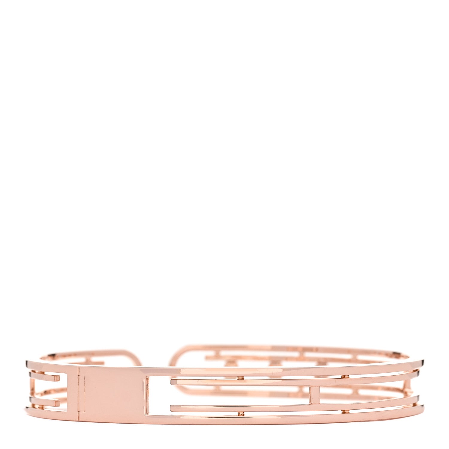 Messika 18K Rose Gold Diamond Move 10th Bangle Bracelet 2 of 4