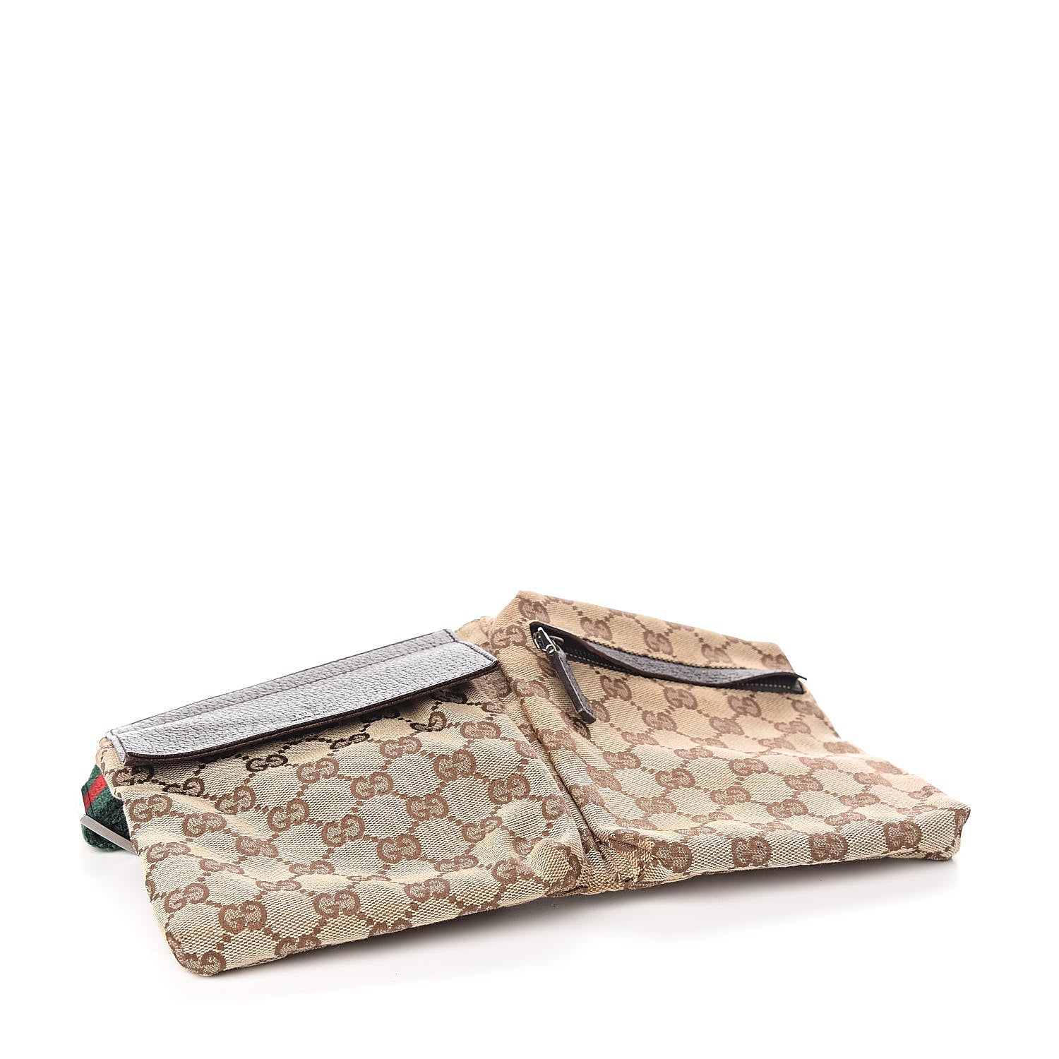 Gucci Monogram Web Belt Bag Dark Brown 4 of 12