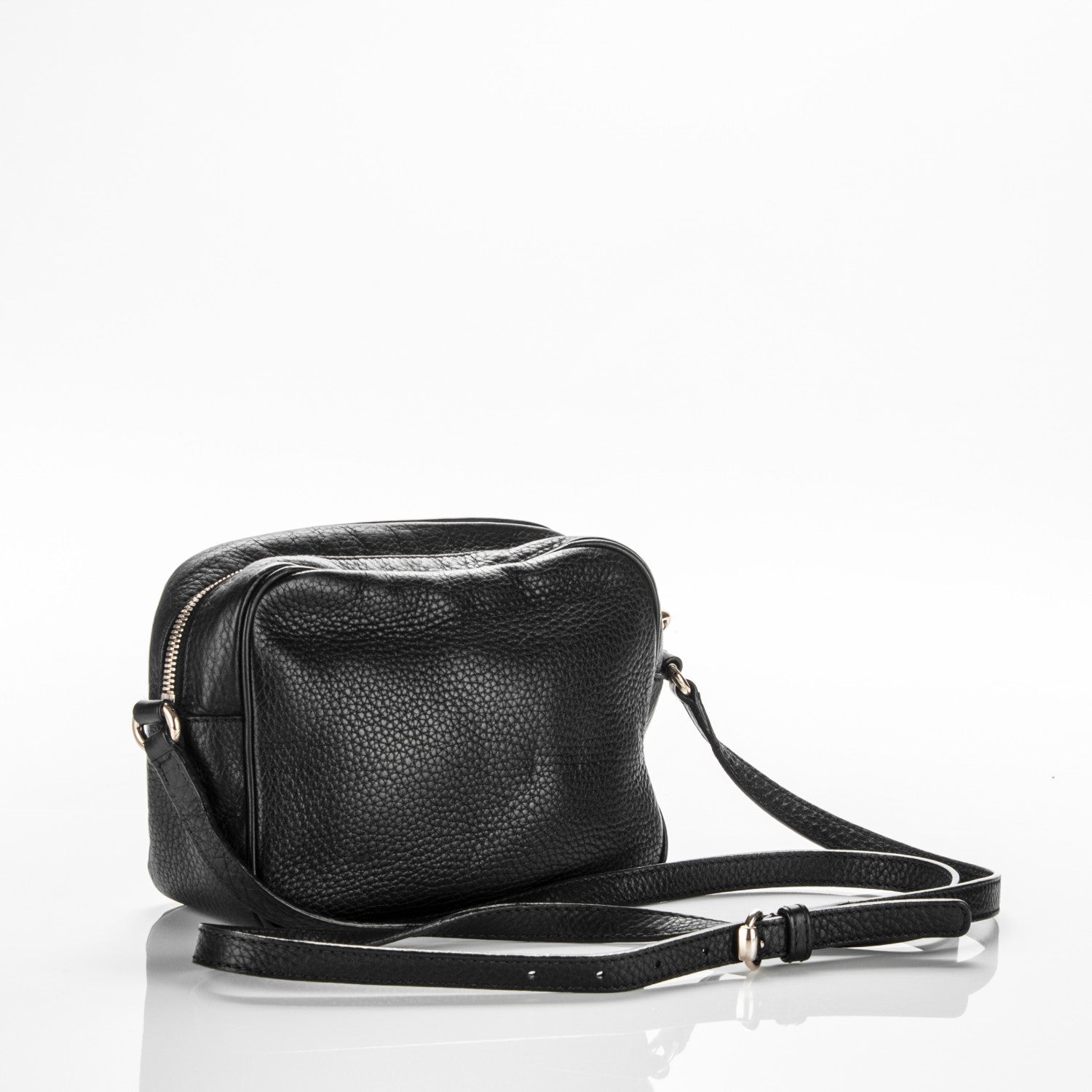 Gucci Pebbled Calfskin Small Soho Disco Bag Black 3 of 7