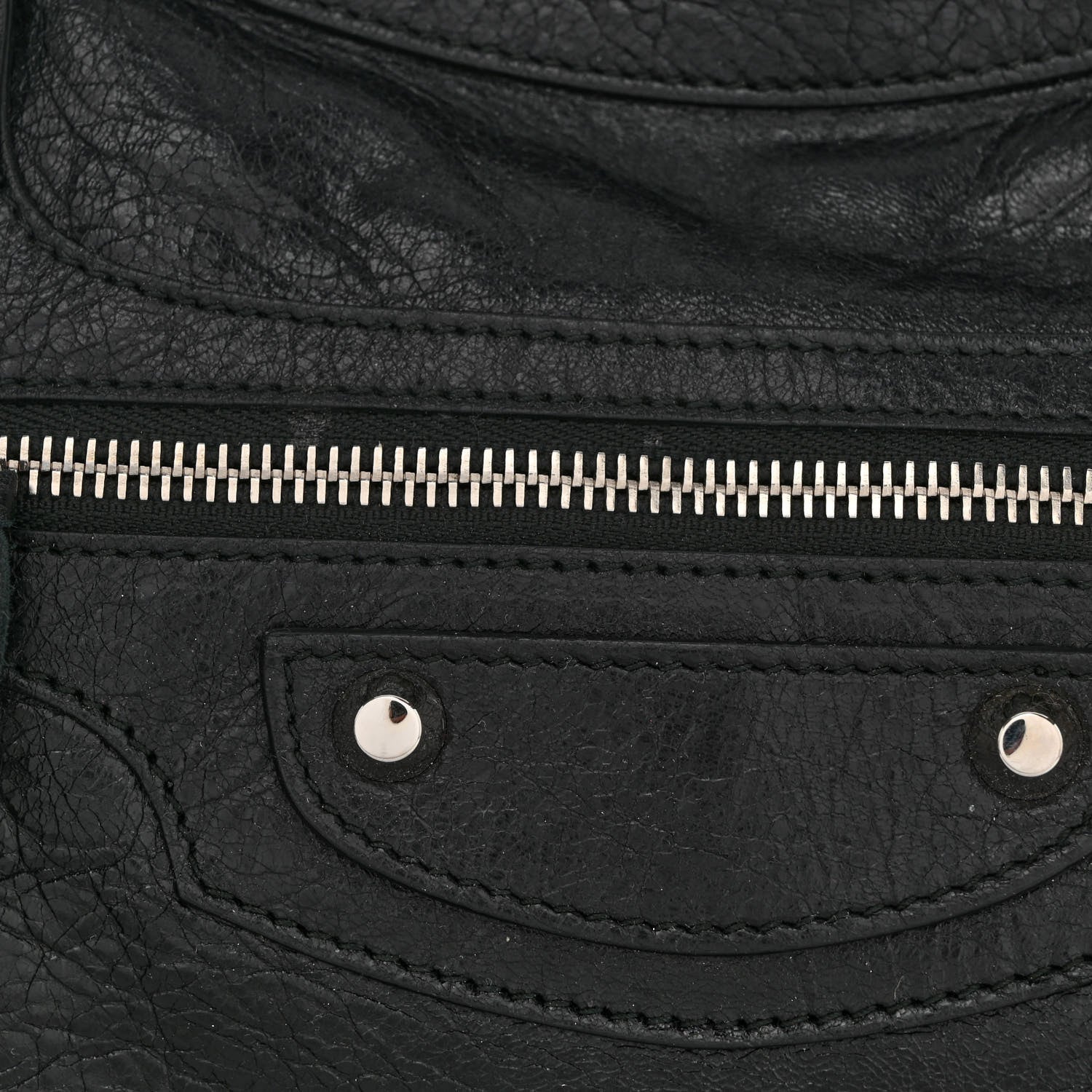 Balenciaga Agneau Classic Silver Hardware Velo Black 10 of 10