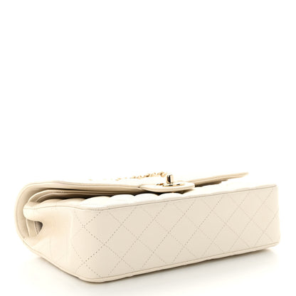 Chanel Caviar Quilted Medium Double Flap White 4 of 10