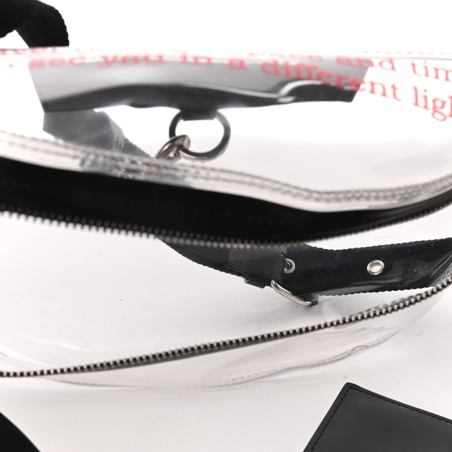 PVC VLTN Belt Bag Black