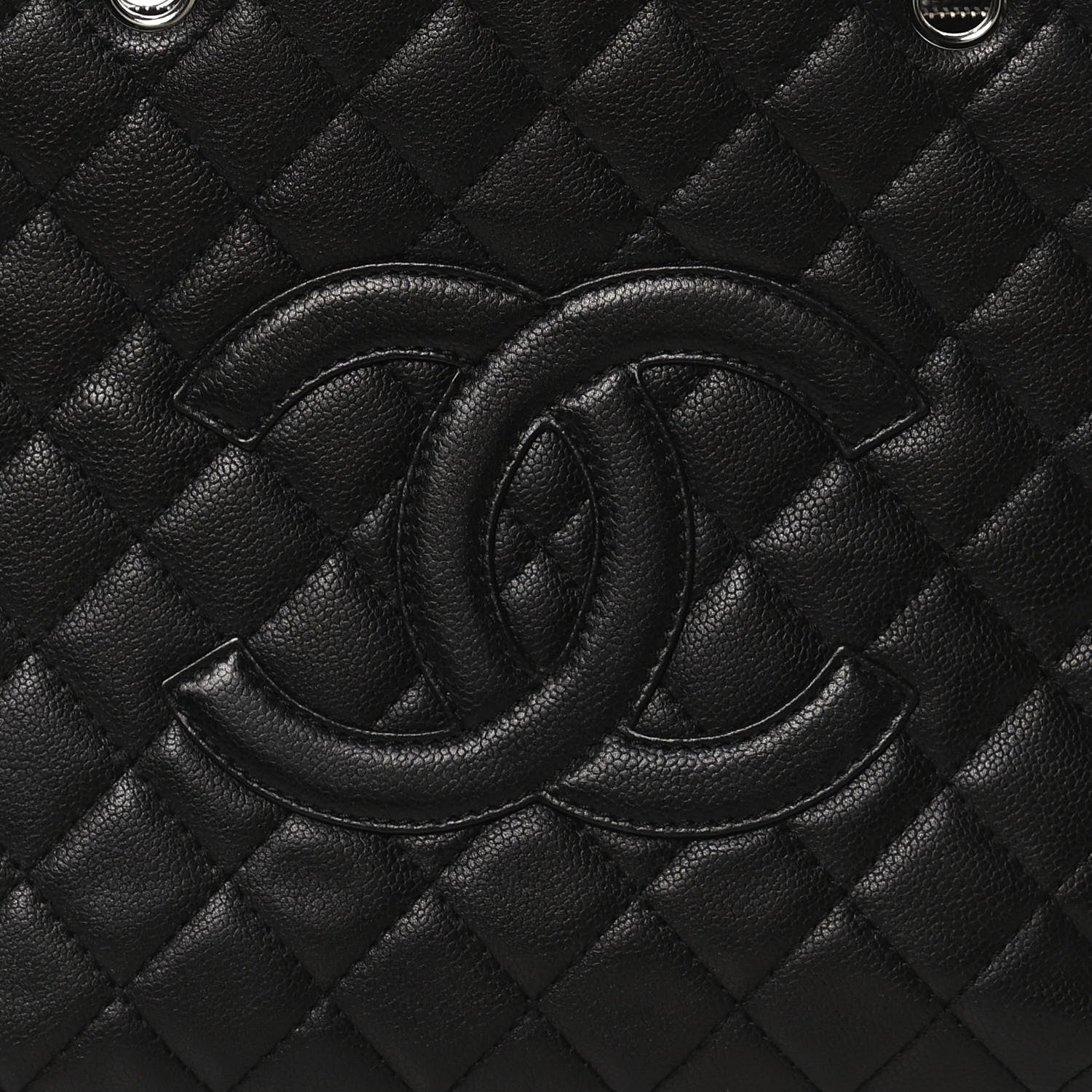 Chanel Caviar Quilted Grand Shopping Tote GST Black 8 of 12