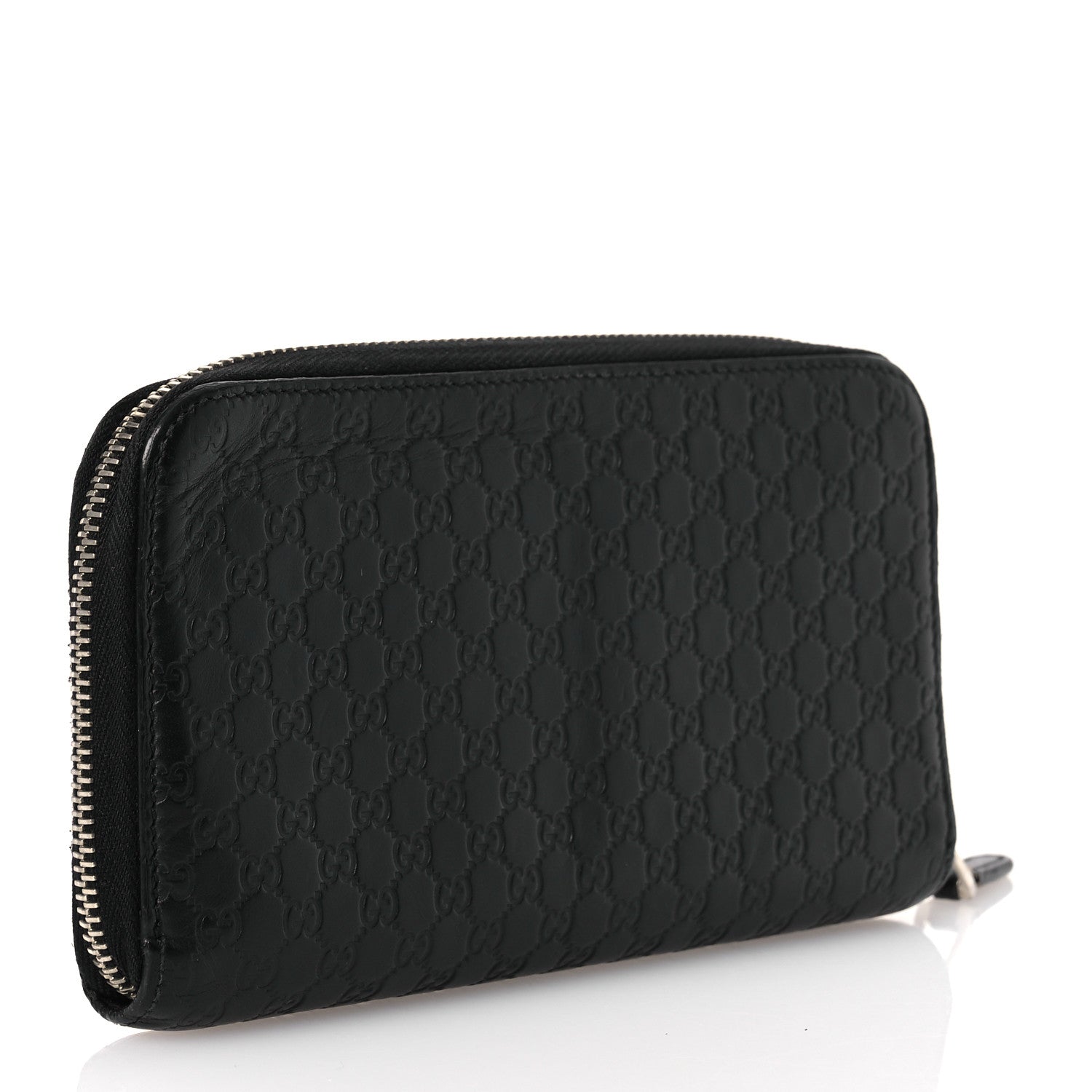 Gucci Microguccissima Zip Around Wallet Black 3 of 14