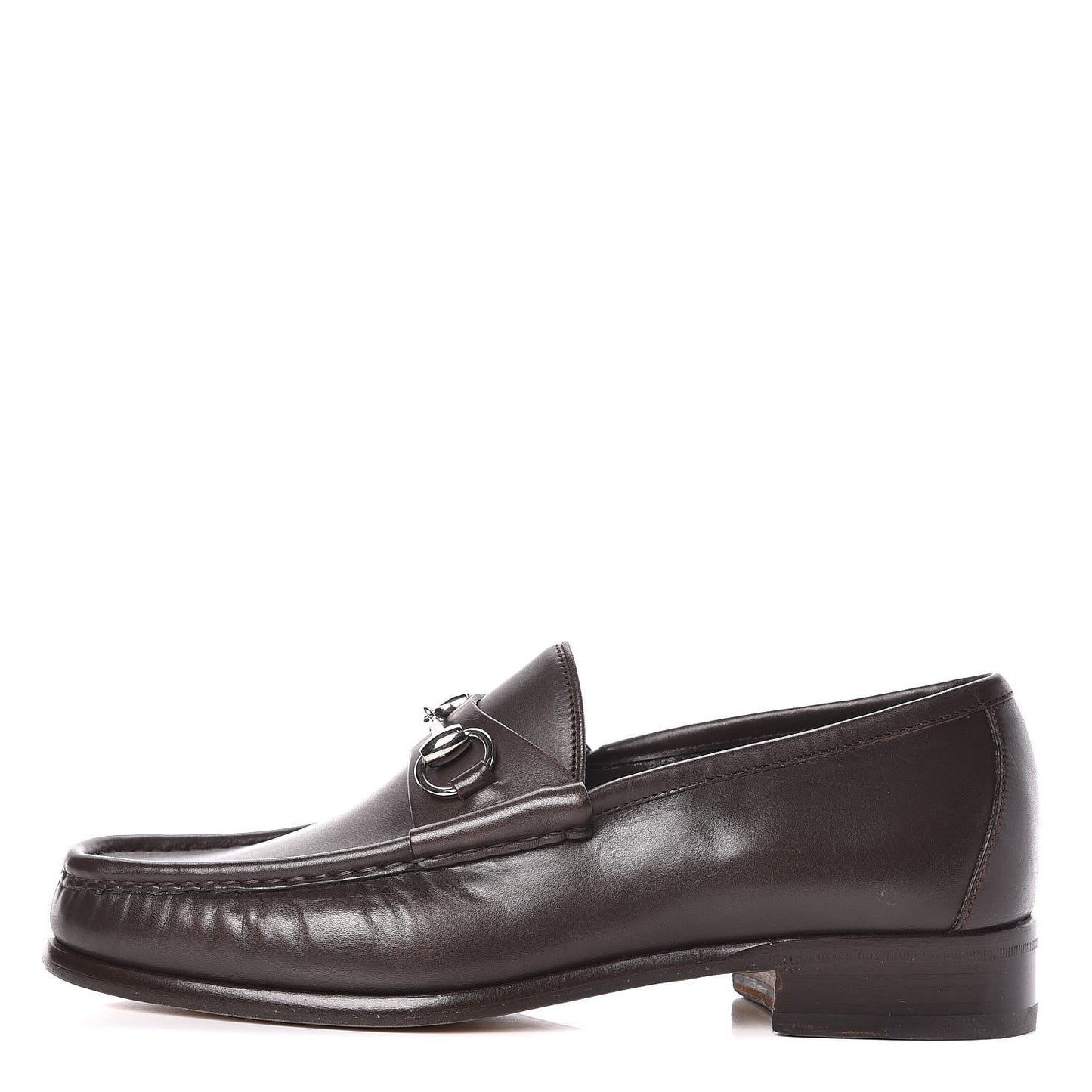 Calfskin Mens 1953 Horsebit Loafers 7 Marrone